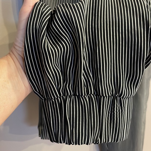 IOANNA KOURBELA basic slight ballon silhouette pants elasticized cuffs pull on S - Picture 7 of 14